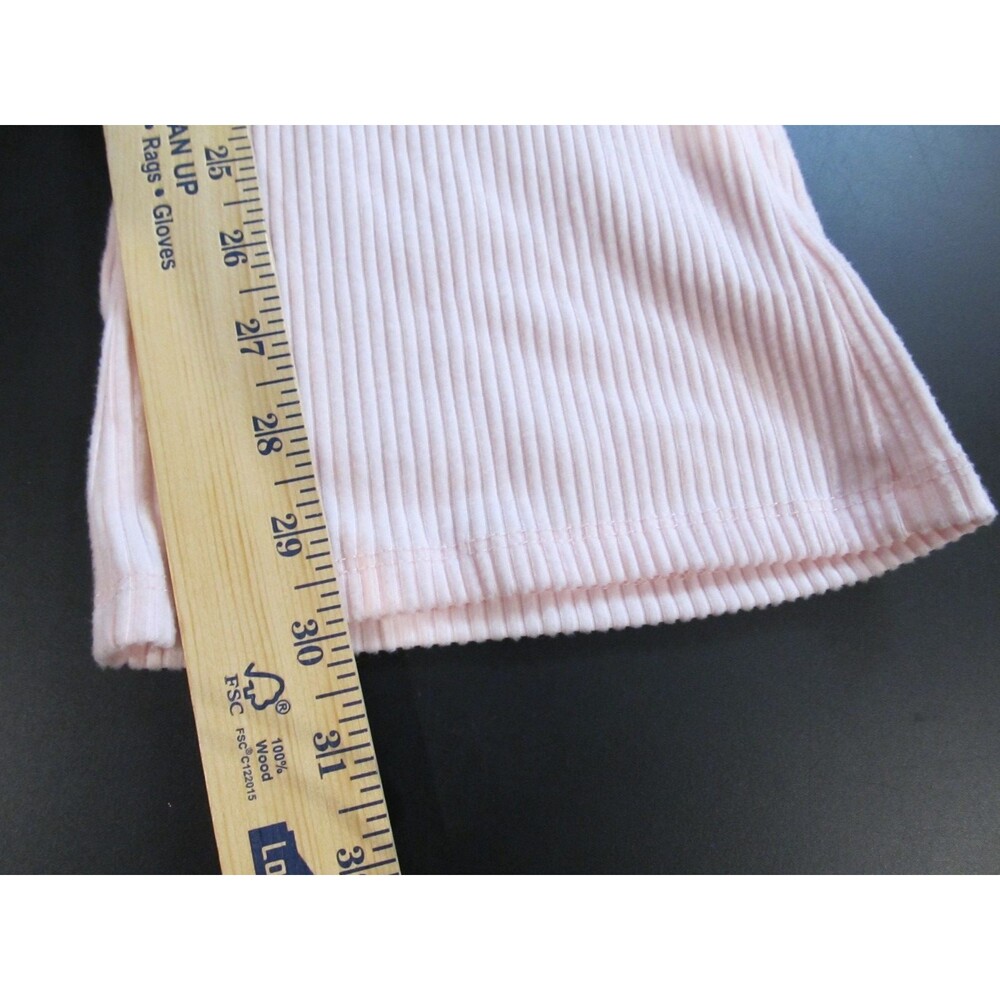 Hippie Rose Juniors XL Foldover Ribbed Lounge Pants Pink Flare NWT - Picture 9 of 11